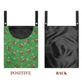 thumbnail image 7 of SEANATIVE Christmas Dachshund Clothespin Bag Green Laundry Hanging Storage Organizer Clothespin Holder with Large Opening for Clothesline Outdoor Clothespin Storage, 7 of 7
