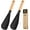 Black + Black(BB COMBO), variant on Badiano Cooking Spoon for Nonstick Cookware, Silicone Spoon Set for Mixing, Scoop, Scrape,2 Pcs,BG
