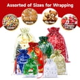 thumbnail image 4 of 20 bolsas de regalo de papel de aluminio navideñas de G2PLUS, varios tamaños, 4 of 7