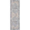 thumbnail image 2 of Nourison Home Machine Washable Series 1 Farmhouse Blue Multicolor 2'2" x 12' Area Rug (2x12), 2 of 9