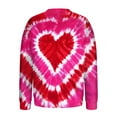 thumbnail image 4 of NuoCaiYun Valentine's Day Sweatshirt Womens Cute Love Heart Grahic Print Lover Gift Long Sleeve Pullover Tops, 4 of 6