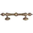 thumbnail image 2 of Alno A6929-4-PA Ornate 4 Inch Cabinet Pull Polished Antique, 2 of 6