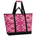 thumbnail image 5 of Large Hand-held Ice Pack Picnic Bag Insulation and Refrigeration Suitable for Shopping Picnics and Camping Beautiful Pink Pattern, 5 of 8