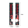 thumbnail image 3 of Teissuly Welcome Merry Christmas Porch Sign Gnome Yard Sign Outdoor Indoor Xmas Decor Hanging Flag For Front Door Garden Holiday Party Supplies With Light Teissuly WER2023112005811, 3 of 8