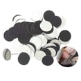thumbnail image 4 of Juego de de uñas de almohadillas de papel de lija, almohadillas de papel de lija reemplazables para removedora de eléctricos de 35mm 80Grit 100 piezas Baoblaze Papel de lija reemplazable, 4 of 8