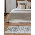 thumbnail image 6 of Unique Loom Decatur Collection Area Rug - Static (2' x 7' 10" Runner Ivory/Gray), 6 of 6