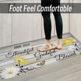 thumbnail image 3 of Farmhouse Kitchen Mats for Floor 3 Piece, Yellow Kitchen Rugs and Mats Non Skid Washable for Kitchen Sink Floor, Floral Yellow Kitchen Accessories and Decor Kitchen Mat, 17"x30"+17"x47"+17"x59", 3 of 6