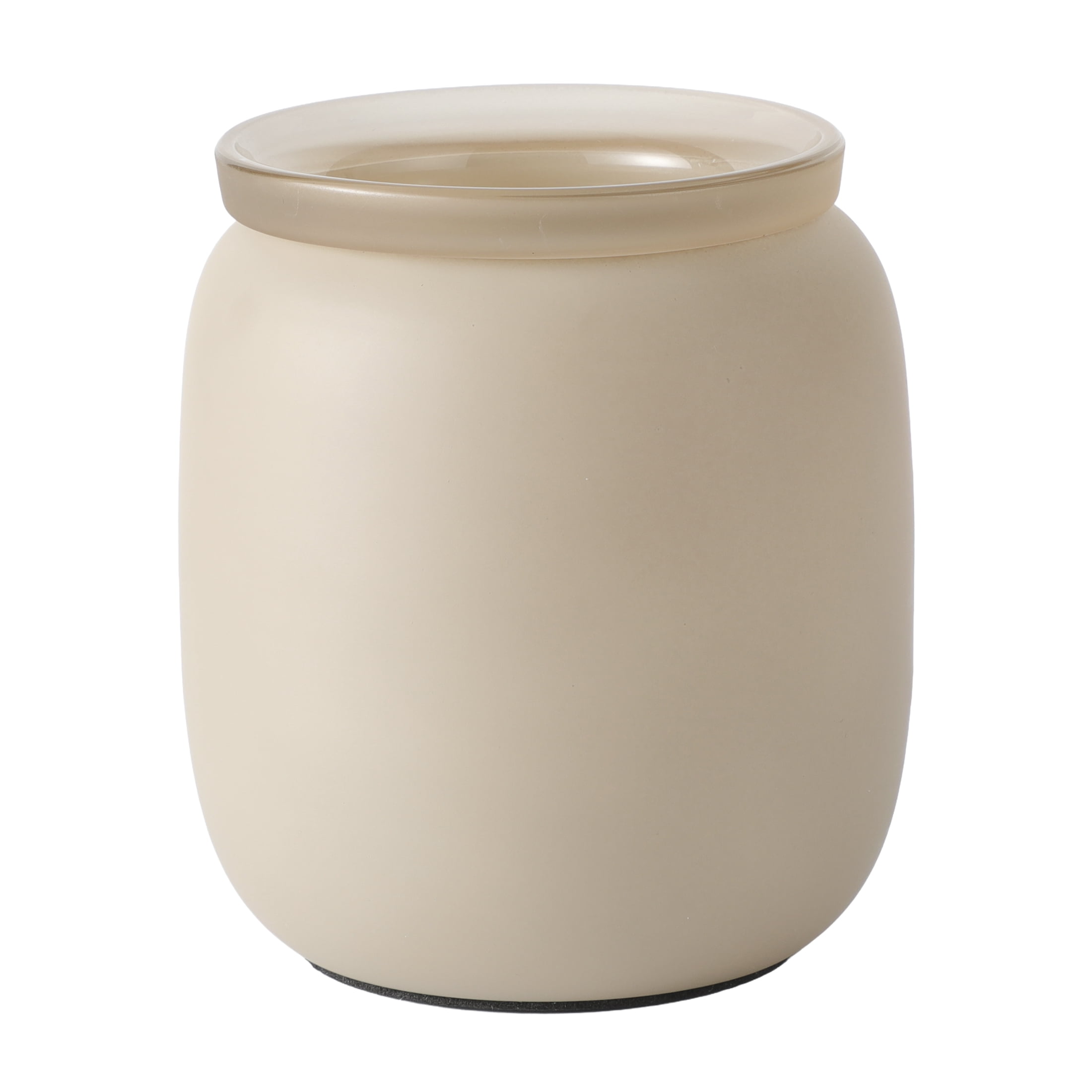 Mainstays Frosted Glass Wax Melt Warmer, Scent Warmer, Papyrus Beige