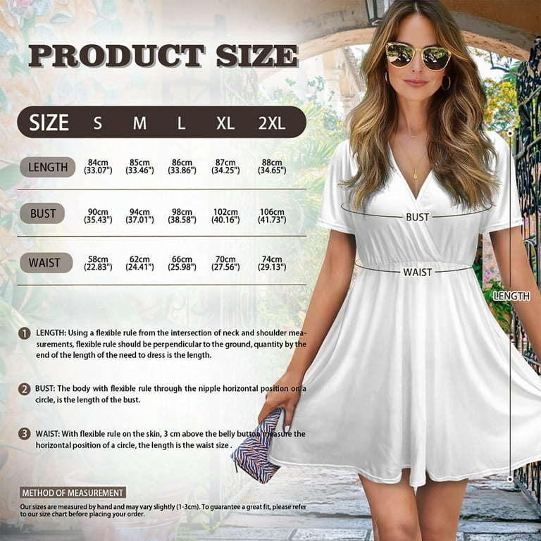 New York City Skyline With Stars Women Dress V-Neck Short Sleeve