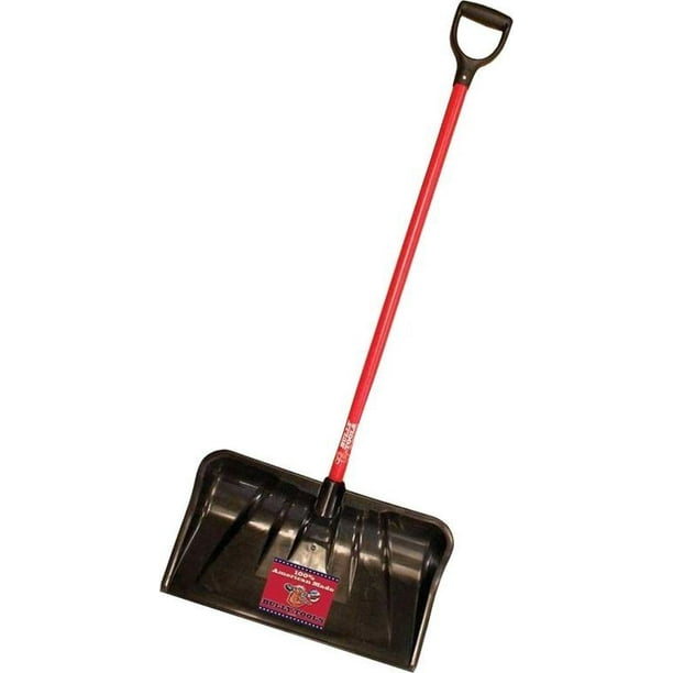 Bully Tool 92814 22in Fiberglass D-Grip Handle Poly Combo Snow Shovel ...