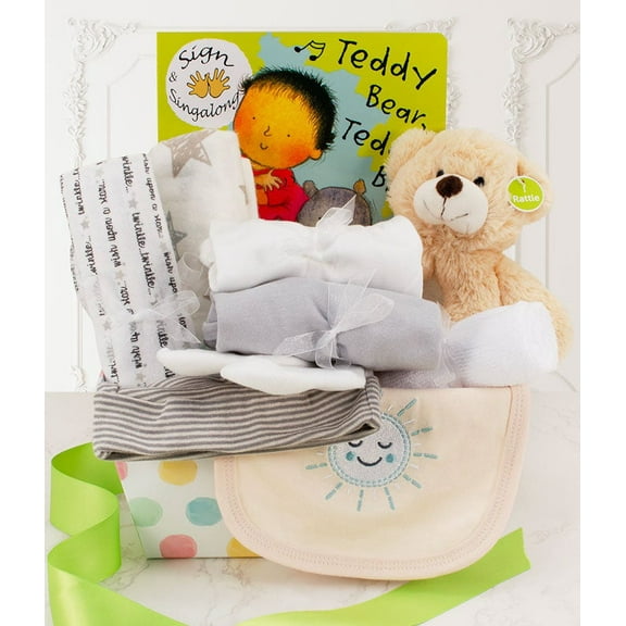 From You Flowers - Bringing Home Baby Gift Basket - Owl for Birthday, Anniversary, Get Well, Congratulations, Thank You, All Occasions