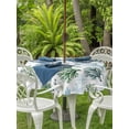 thumbnail image 3 of Outdoor Tablecloths with Umbrella Hole & Zipper, Sage Green Coastal Round Tablecloths 60 Inch, Coral Starfish Seaside Summer Beach Waterproof Table Cloth, Patio/Pool/Picnic Table Covers, 3 of 8