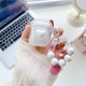 thumbnail image 1 of 3D Love With Chain Colgante Gel Suave Auricular Funda A Prueba De Golpes Para AirPods 1 2 Pro 3 (2021) 2 Earpods Auriculares, 1 of 4