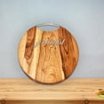 thumbnail image 4 of IH Casa Decor Acacia Wood Round Board With Grateful Inlay, 4 of 5