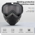 thumbnail image 3 of Safety Welding Mask Goggles Breathable Full Face Protective Flame Resistant Welding Goggles with Mask for Cutting Grinding, 3 of 7