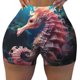 thumbnail image 2 of Fotbe Ocean Seahorse Shorts Sin Costuras – Shorts Deportivos de Cintura Alta para Mujer, Elásticos para Gimnasio, Yoga, Running o Ciclismo-Medium, 2 of 8
