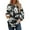 Black, variant on Women's Oversized Winter Cute Floral Print Thin Hooded Sweatshirt Pullover with No Pocket for Trendy Fall Clothes