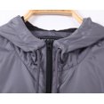 thumbnail image 3 of Beautiful Giant Polyester Men's Coat Long Sleeves Water Resistant Windbreaker Hoodie Jacket, 3 of 5