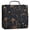 Mushrooms and Plants Pattern, variant on Water-Resistant 3-Ring Binder Organizer with Multiple Pockets Zipper Binder Bag for Office Pale Pink Peach's Pattern