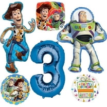 Toy Story Woody and Buzz Lightyear's 3rd Birthday Party Supplies Balloon Bouquet Decorations