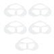 thumbnail image 3 of Marco transpirable antideslizante de 5 piezas para mascarillas para niños, juego de soporte interior para mascarillas faciales transparentes de color blanco apto para niños, 3 of 8