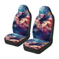 thumbnail image 4 of Pzuqiu Eagle American Flag Car Seat Cover Warm Soft Car Seat Cover Protector Front Seats Easy to Install Anti-Slip Auto Seats Protector Interior Accessories Fit for Cars Sedan SUV, 4 of 7