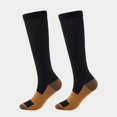 thumbnail image 1 of Calcetines de compresión de cobre para hombre y mujer, calcetines de circulación, los mejores para correr, senderismo, ciclismo, 15-20 mmHg, 1 of 4