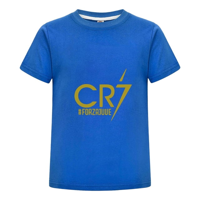 Playera CR7 para Niño con Celebración y Número 7 | Ropa de Futbol Infantil