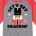 thumbnail image 3 of Instant Message - Lets Get Crackin - Toddler & Youth Raglan Graphic T-Shirt, 3 of 7