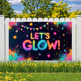 thumbnail image 4 of Colorful Theme Let's Glow Neon Banner Decorative Lights Festive Fun for Party Celebration Indoor Decoration Event Backdrop, 4 of 9
