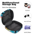 thumbnail image 4 of Tie Dye Sanitary Napkin Storage Bag Pouch, Period Bag Makeup Travel Bag Oxford Cloth Small Travel Toiletry Bag for Women, 4.7x6.6x6.6 in, 4 of 6
