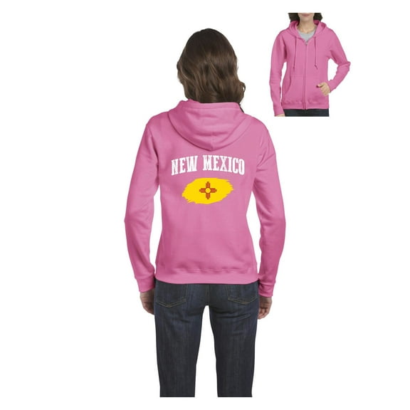 Womens New Mexico Full-Zip Hooded Sweatshirt