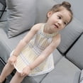 thumbnail image 4 of Forzero Summer baby girl lace polka-dot dress, small fresh baby polka-dot sleeveless princess dress, suitable for wedding parties and holiday parties, soft and breathable, 4 of 7