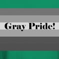 thumbnail image 3 of CafePress - Gray Pride Dark T Shirt - Men's Classic Graphic Cotton T-Shirt, 3 of 4