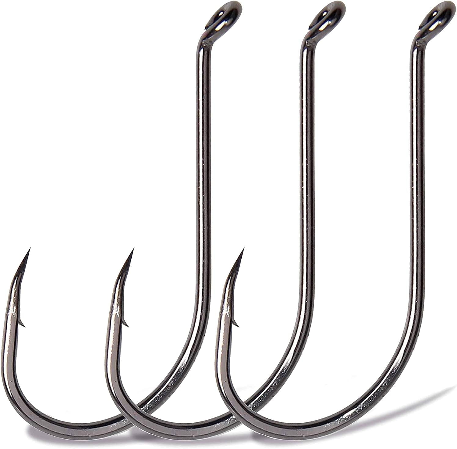 100pcs Octopus Beak Offset Fishing Hooks Froged Sport Circle Hooks