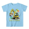 thumbnail image 3 of School Uniform Tshirts Kids Print Round Neck T Shirt Short Sleeve Casual Boys Top Girls Graphic Tees Light Blue 8-9 Years, 3 of 4