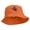 Orange, variant on Scary Pumpkin Ghost Embroidered Bucket Hat - Orange OSFM