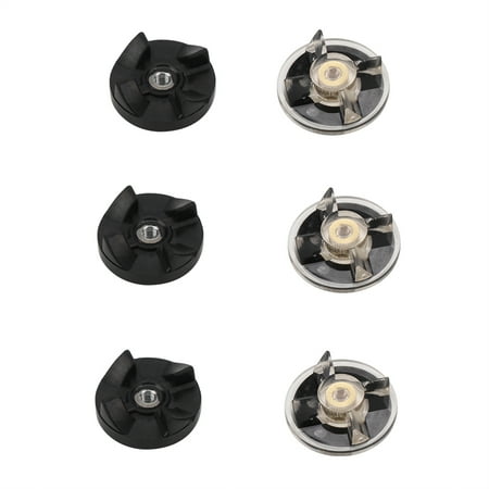 

Keenso 3pcs Rubber Blade Gears + 3pcs Base Gears Blender Part Kit Juicer Accessory Replacement