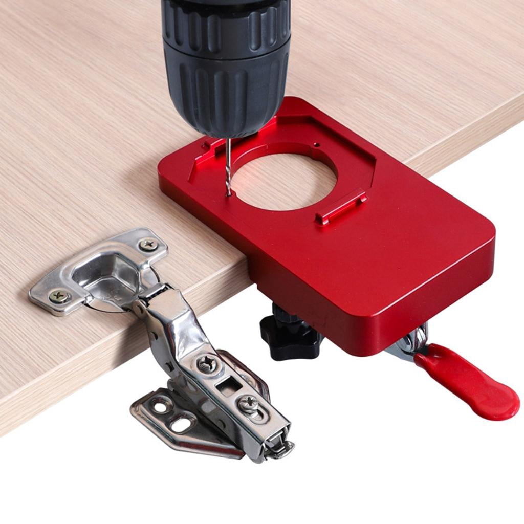 CEORPER 35mm Hinge Punch locator Hinge Boring Jig Positioning Plate Hinge Drilling Jig