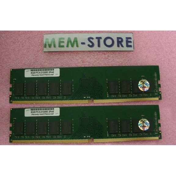 16GB (2x8GB) DDR4 2666MHz ECC UDIMM Crucial CT16G4WFD8266 Equivalent RAM Memory (3rd Party)