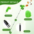 thumbnail image 3 of Gutter Cleaning Brush Roofing Tool with 8PCS Telescopic Extendable Pole, 10.1FT Gutter Cleaning Tools from The Ground, Guard Cleaner Tool Easy Remove Leave, 3 of 9