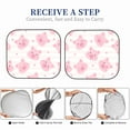 thumbnail image 5 of Kdxio Cartoon Pig Print 2-Piece Sun Shade Front Windshield - Foldable Car Front Window Sunshades For Most Sedans Suv Truck, 5 of 6