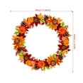 thumbnail image 6 of Dengmore Fall Stickers Thanksgiving Stickers Maple Leaf Wreath Thanksgiving Decoration HD Inkjet, 6 of 7