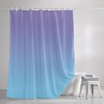 thumbnail image 3 of Shower Curtains for Bathroom, Ombre Blue Purple Waterproof Fabric Shower Curtain, Colorful Painting Decorative Bathroom Curtain for Bathtub, 36"x72", No Hooks Included, 3 of 9