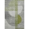 thumbnail image 2 of Addison Rugs Mayfield Premium Machine Washable Transitional Geometric Olive Rectangle Rug, 8' x 10', 2 of 7