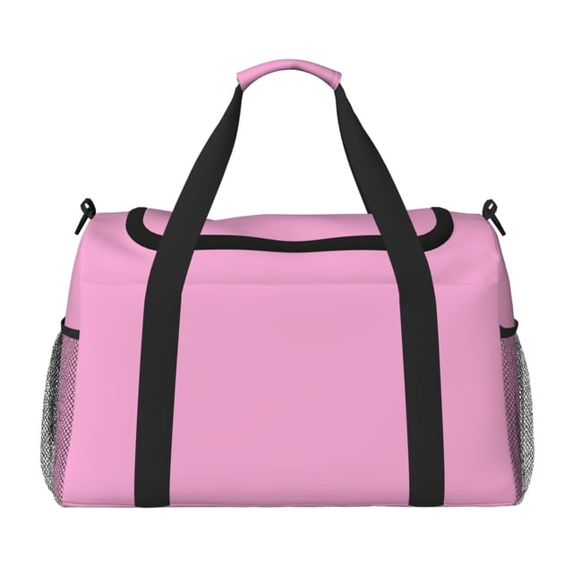 Disketp Pink Bolsa de Viaje Tipo Duffle, Bolso de Mano para Fin de Semana para Mujer, Bolsa de Gimnasio Ligera para Hombre, Esencial para Viajes