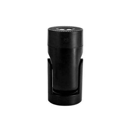 

Car-interior Diffuser with Colorful Night Water Mist Spraying Air Humidifier Adjustable Low Noise Freshener Night Atomizer Home Black