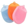 thumbnail image 1 of Cepillo de baño de silicona Guante de ducha de silicona Cepillo exfoliante facial Cepillo de lufa de silicona Cuerpo de silicona 3 piezas Color al azar, 1 of 5