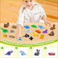 thumbnail image 3 of Zaviroxel 108 piezas de mini figuras de animales articuladas impresas en 3D, 3 of 7