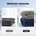 thumbnail image 4 of Mens Thermal Socks Merino Wool Socks 5 Pairs Extra Warm Winter Boot Socks (40-47)B, 4 of 4